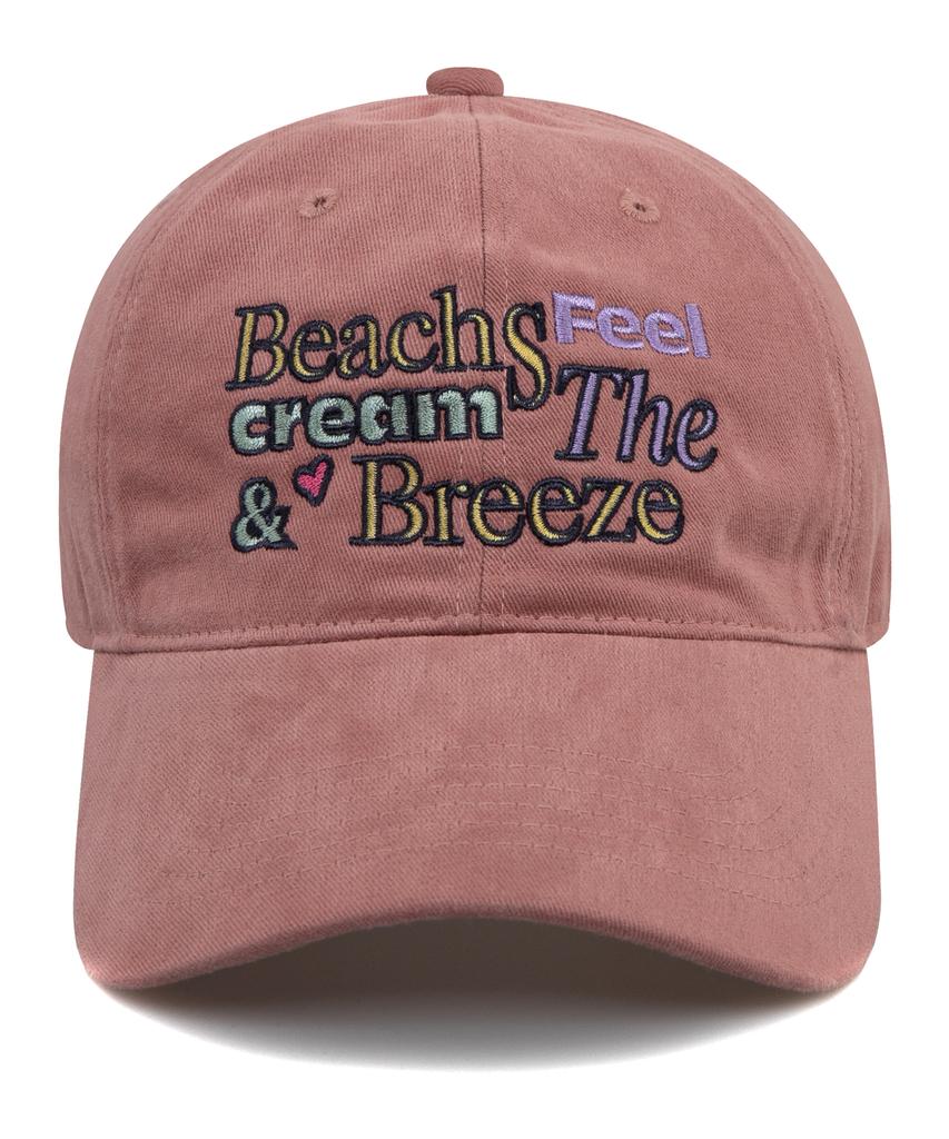 Bichiseuaenkeulim Breeze Cotton Ball Cap-Pink