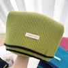 New Korean version knitted scarf imitation cashmere couple solid color multi-color women autumn and winter thickened warm atmosphere