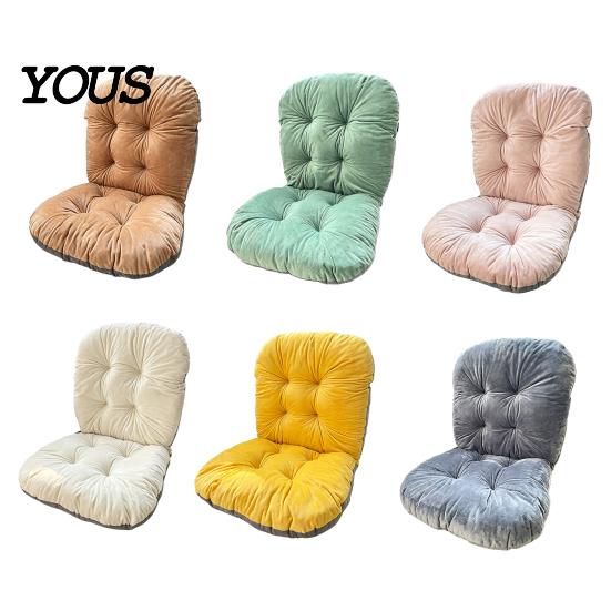 Seat Cushion with Ties Chair Back Support, Cozy Plush Dining Pad Straps Ties, Soft Warm for Office Chairs Ergonomic