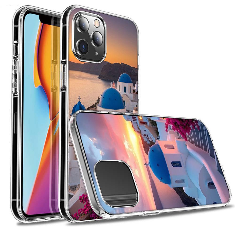 Greece In Summer. Santorini Phone Case For Iphone 16E 15 Pro 14 Plus 17E 16 17 Pro Max Air 11 12 13 Mini Shockproof Capa Cute