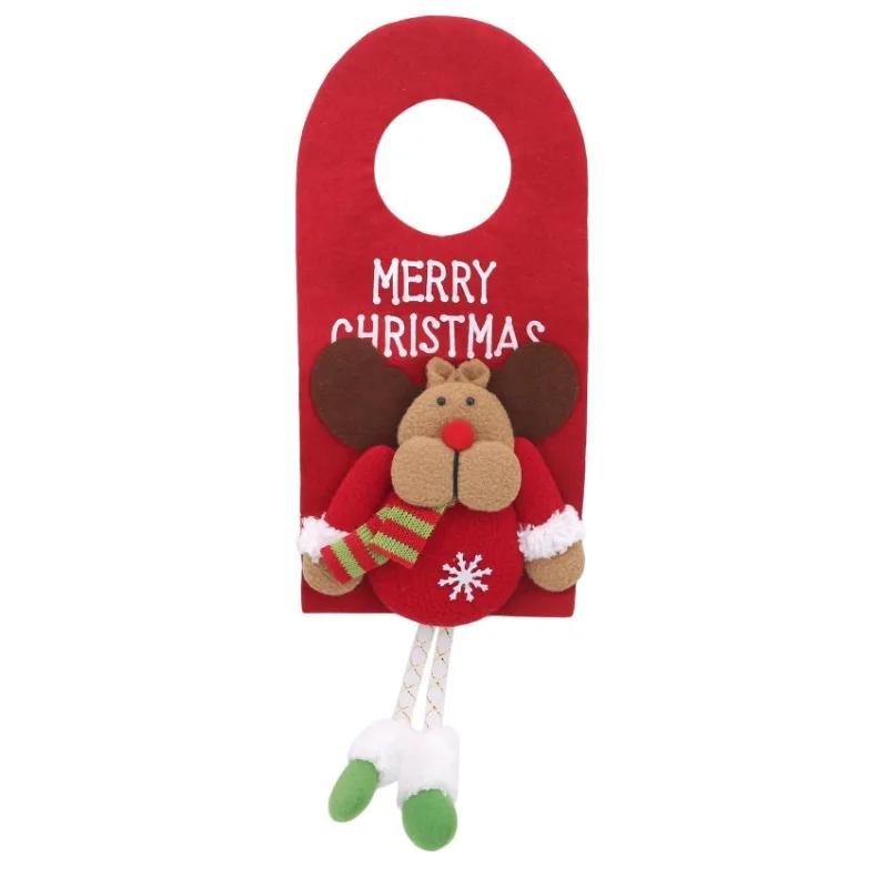Christmas Decorations for Home Christmas Door Hanging Pendants Santa Door Hanger for Christmas Home New Year Decoration