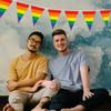 Flagi Rainbow Pride Banner Gay Pride Pennant Banner na imprezę na świeżym powietrzu w barze, dekoracje ogrodowe