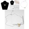 Stylish 2021 Geometric Heart Shaped Collarbone Chain Necklace For Women With Elegant Design