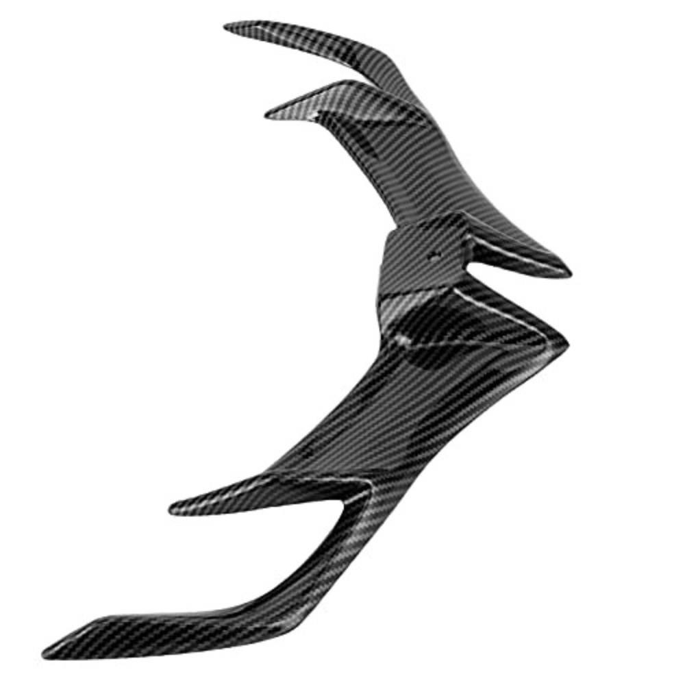 Carbon Fiber Style Motorcycle Winglet Aerodynamic Motorcycle Spoiler Wing Front Fairing Styling