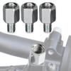 Motorcycle Mirror Adapter 4pcs Screw Conversion Adapter for M8/M10 Motorcycle Mirror Height Adjustable High