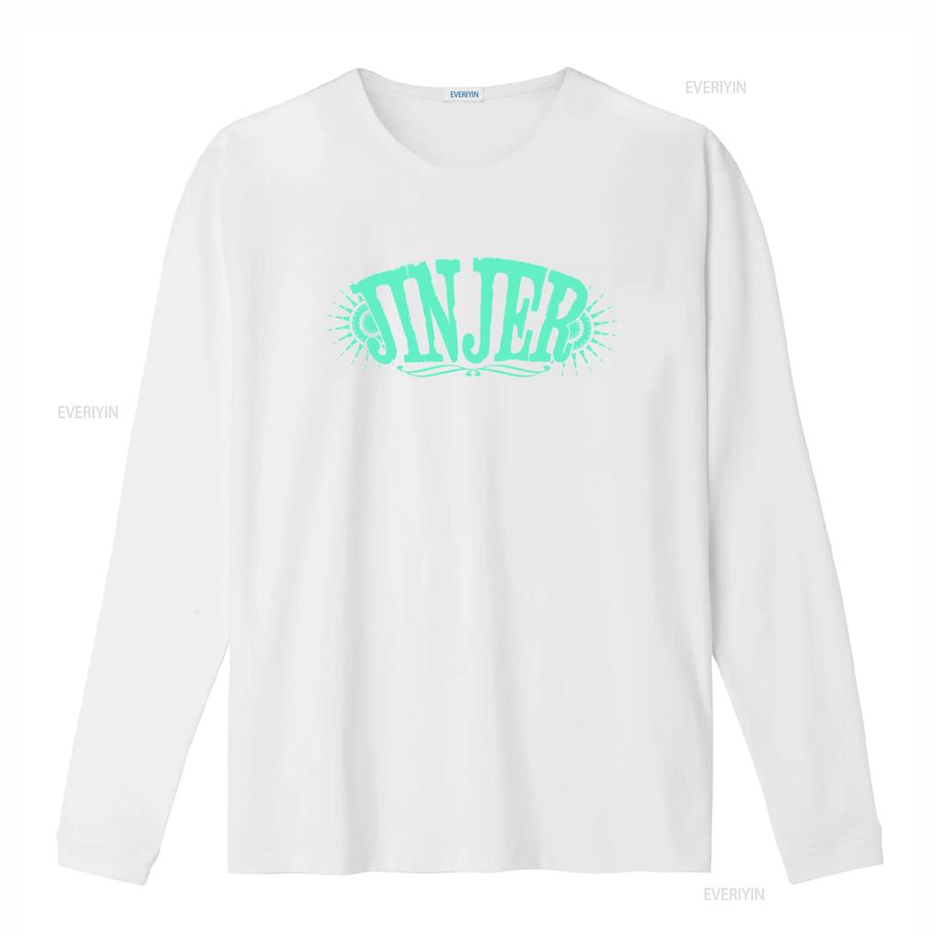 Jinjer Metalcore Band Logo Mens T Shirt Stylish Hip Hop for Adults vintage Washed Stretched designer clothes fashion