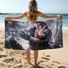 Hot Game Love and D-Deepspace Caleb Towel Beach Towel Oversized Quick Dry Towel Absorbent Soft Swim BeachTowels for Men Women