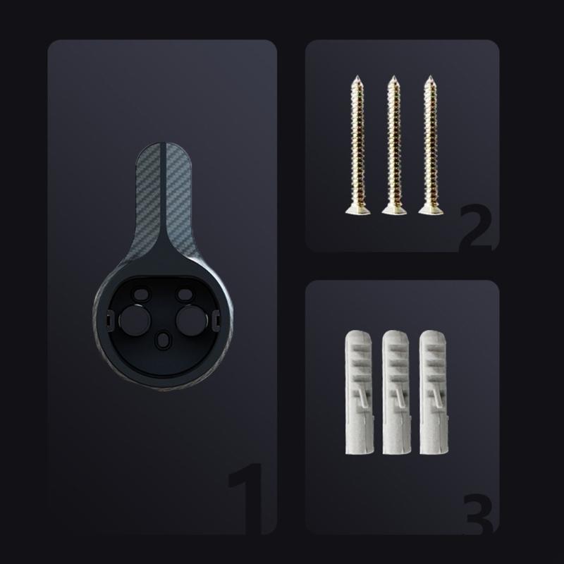 Prostorově úsporný elektrický vozidlo nabíjení Typ 2 Nástěnný organizér Držák Zásuvka pro bezpečné a úhledné uložení kabelu