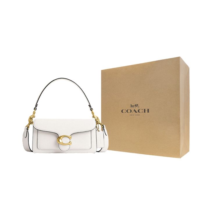 Coach Tabby 20 Classic C Logo Top Handle Bag Women Handbag Cream CM546-B4HA