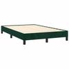 Maison Exclusive - Sommier à lattes de lit avec matelas vert foncé 120x190 cm