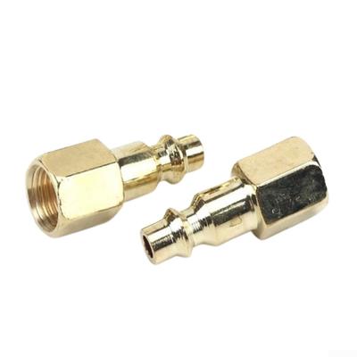 Uickly Connected Quick Connector 2pcs 41mm Length Brass Material