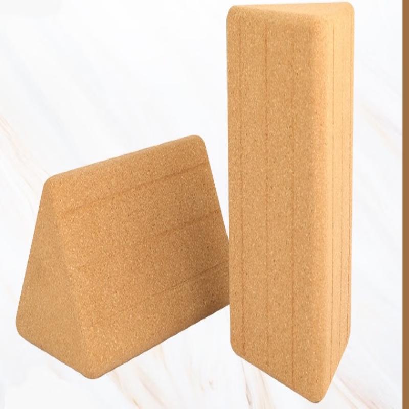 LISM Trapezoidal Cork Yoga Block