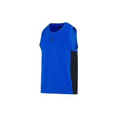 Canotta Sportiva Casual da Basket Colorblock Uomo Top Blu Nero CZ4742-405