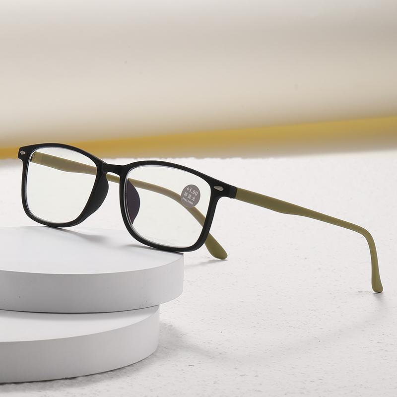 Square Anti-Blue Light Women Reading Glasses Men Plastic Computer Hyperopia Presbyopia Women Reading Eyeglasses +1.0 +1.5 +2.0