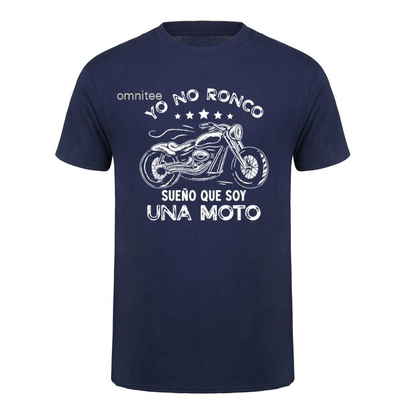Motorcycle Biker TShirt Funny Spanish Sayings Cotton Unisex Unisex Cotton Streetwear Tee Shirt Short Sleeve Unisex Tops HJ002
