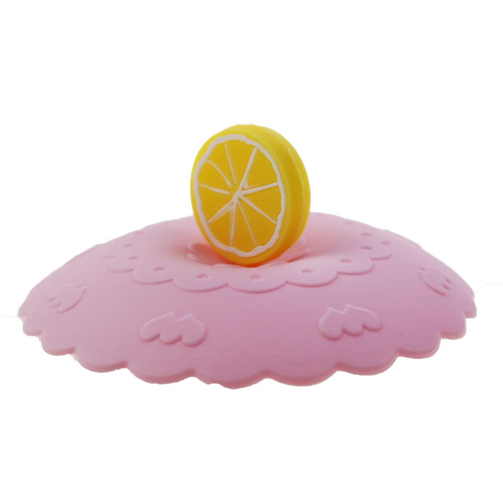For Better Life 1PC Silicone Water Cup Lid Anti-dust Seals Glass Cap Cover Cute Flowers Adorn Easy To Clean Odorless Handle