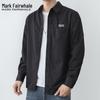 Mark Fairwhale Men's Long-Sleeve Lapel Casual Shirt
