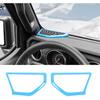RT-TCZ A Pillar Speaker Trim Cover Ring Decoration Interior Accessories for 2018 2019 2020 2021 2022 Jeep Wrangler JL JLU (Red)