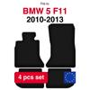 Velour Car Mats Basic For: Bmw 5 F10 Sedan (2010-2013)