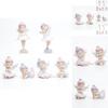 Charming Blind Box Pvc Ballet Angel Model For Desk Or Cake Decoration