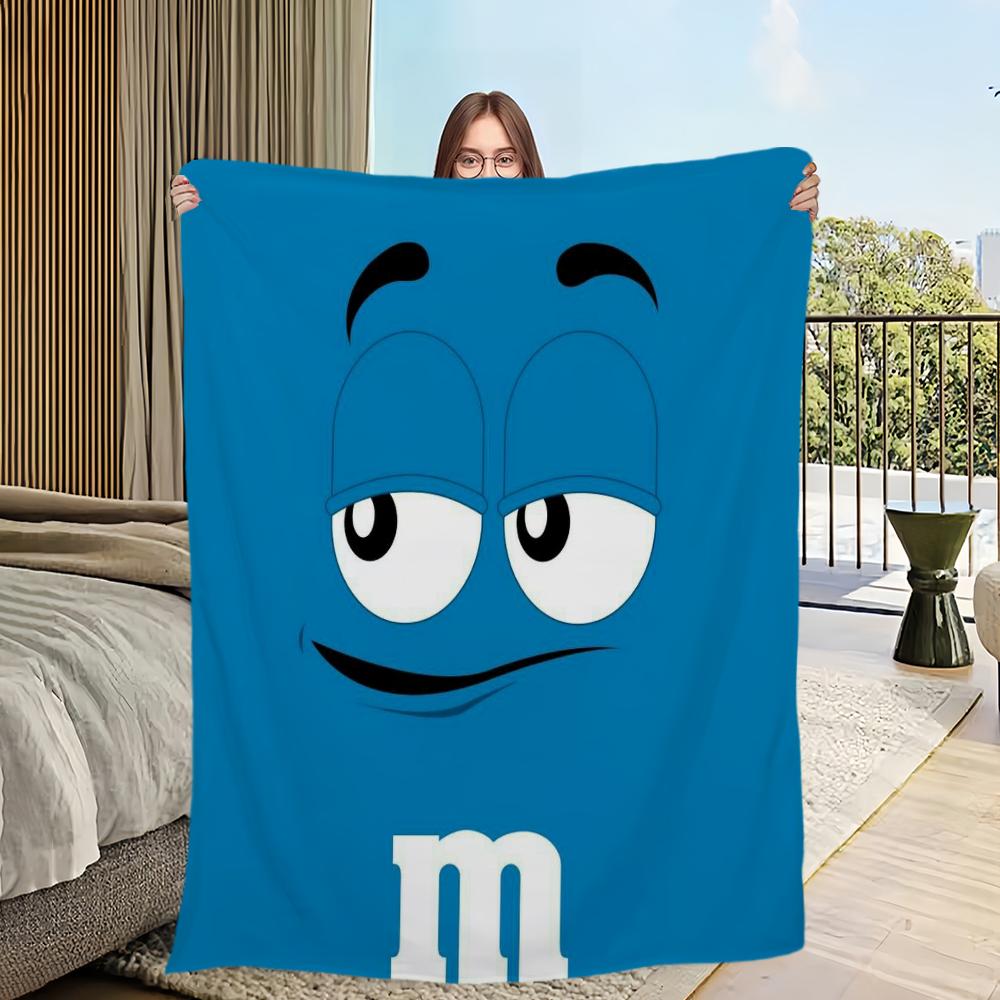 

Funny M-M&M-M’s Skicomfort warm Soft Home Kids Lunch Blanket Suitable for Living Room Office Daily Travel Gifts 30x40in