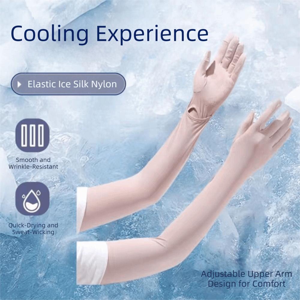 Ice Silk Summer Gloves Anti UV Shield UV Resistant Gloves Sun Protection Gloves  Summer Outdoor