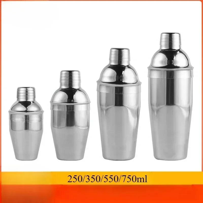 250/350/550/750ml Rozsdamentes Acél Koktélshaker Bor Keverő Koktélshaker Professzionális Bárfelszerelés Parti Bár Eszközök