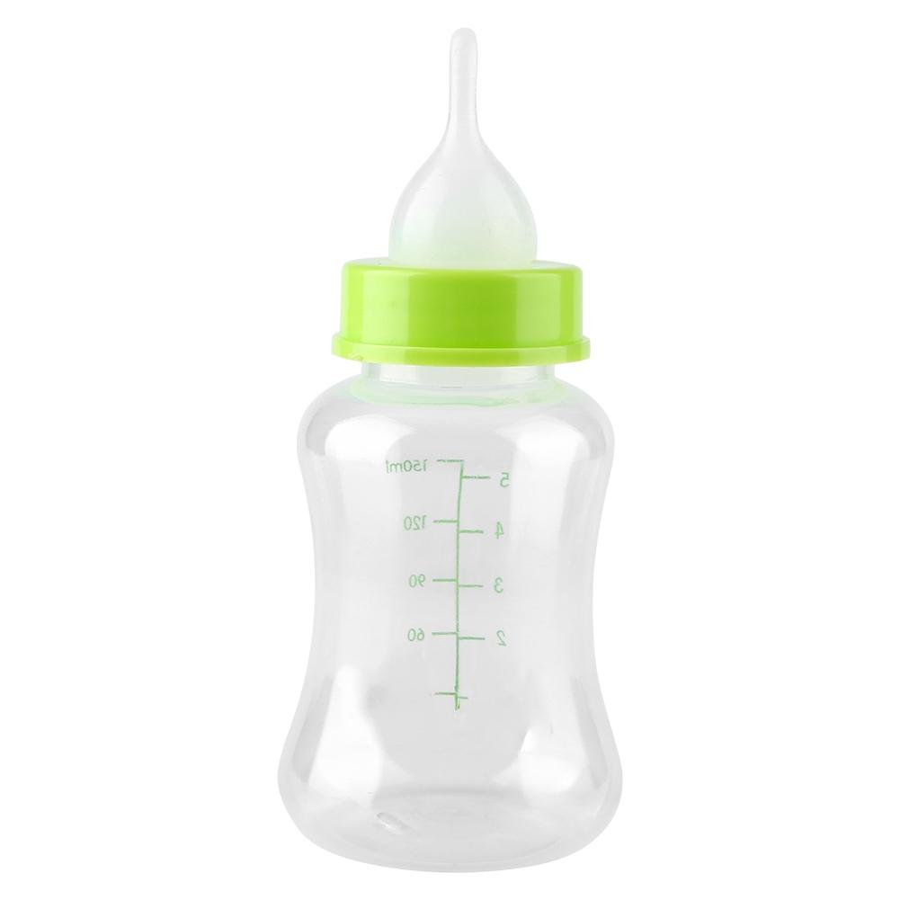 4pcs  Set Silicone Transparent Durable Milk Bottle Feeder for Pet Dog Cat 60ml