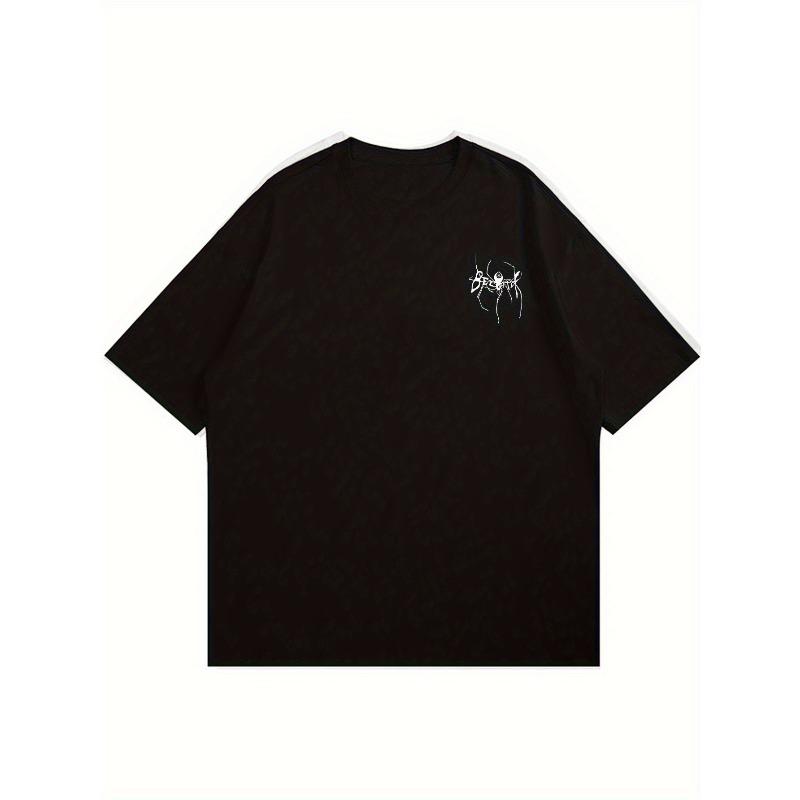 European sizes [Spider Print T-Shirt] Men's Spider Web & Spider Print T-Shirt - Breathable