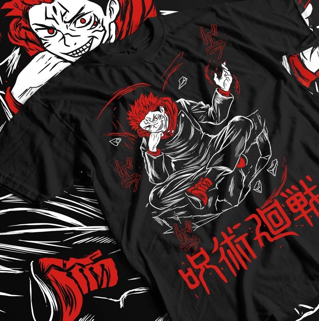 Футболка Годжо Сатору Мегуми Итадори Юдзи Jujutsu Kaisen Рубашка Сукуны Все Размеры 4XL