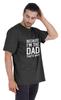 Inkmeso Men  s Graphic Printed   Because I'm The Dad That's Why   Novelty Sarcastic Tshirt Crew Neck Tee For