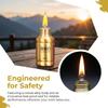 1 Stück tragbare Aluminiumlegierungslampe Alkohol-Flüssigkocher 50ML Kocher Alkohollampe für Outdoor-Survival Camping Labor Lehre