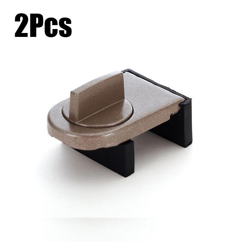 Adjustable Child Safety Window Lock Push Pull Security Door Latch Anti-Theft Window Stopper/Limiter Iron Material Cabinets