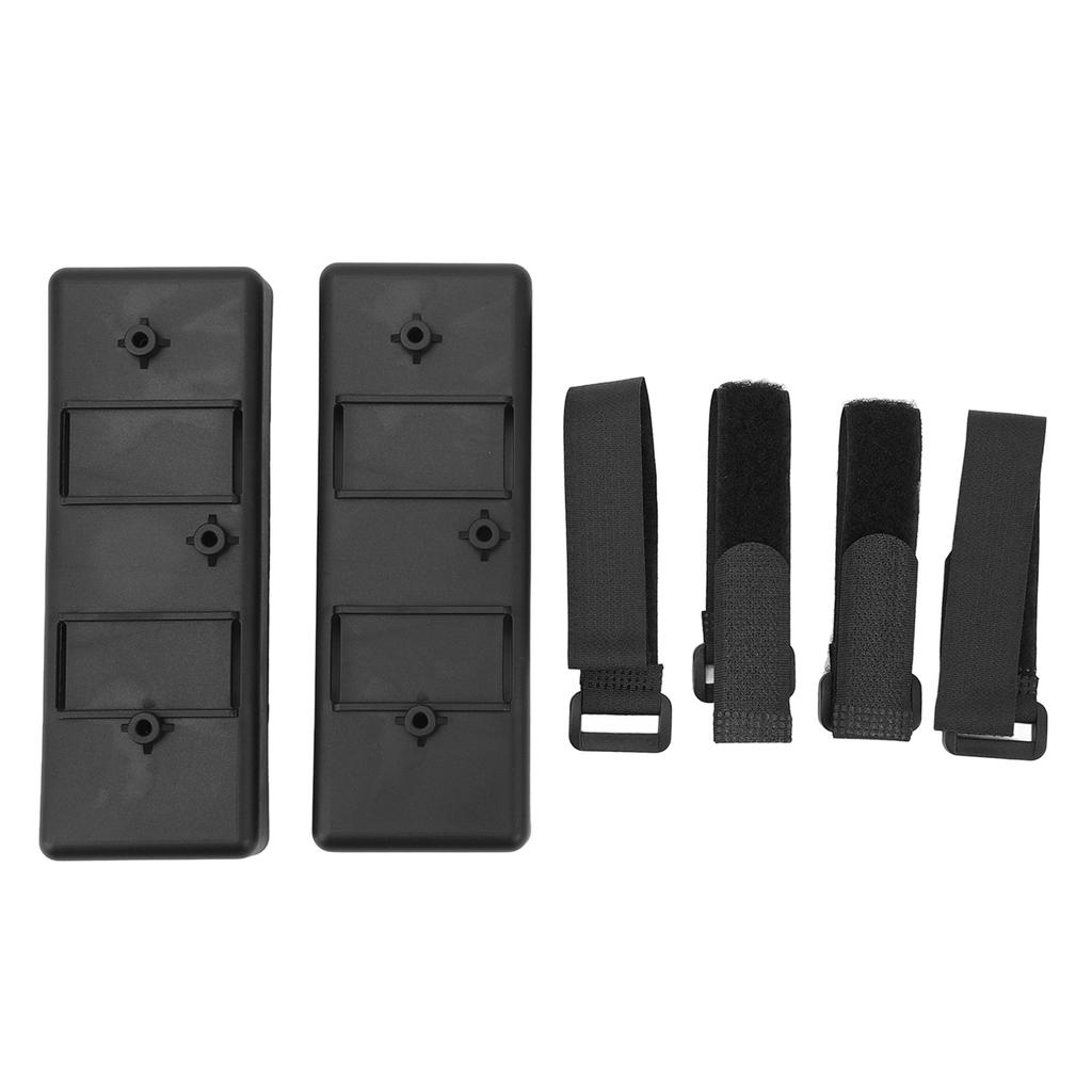 2pcs RC Car Battery Tray Plastic Battery Mounting Plate for Axial SCX10 110 RC Car Black