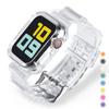 Klassisches transparentes Silikonarmband für Apple Watch Serie 9 8 7 Armband 41mm 45mm 40mm 44mm für iwatch 8 7 6 Se 5 4 3 Armband 38mm 42mm