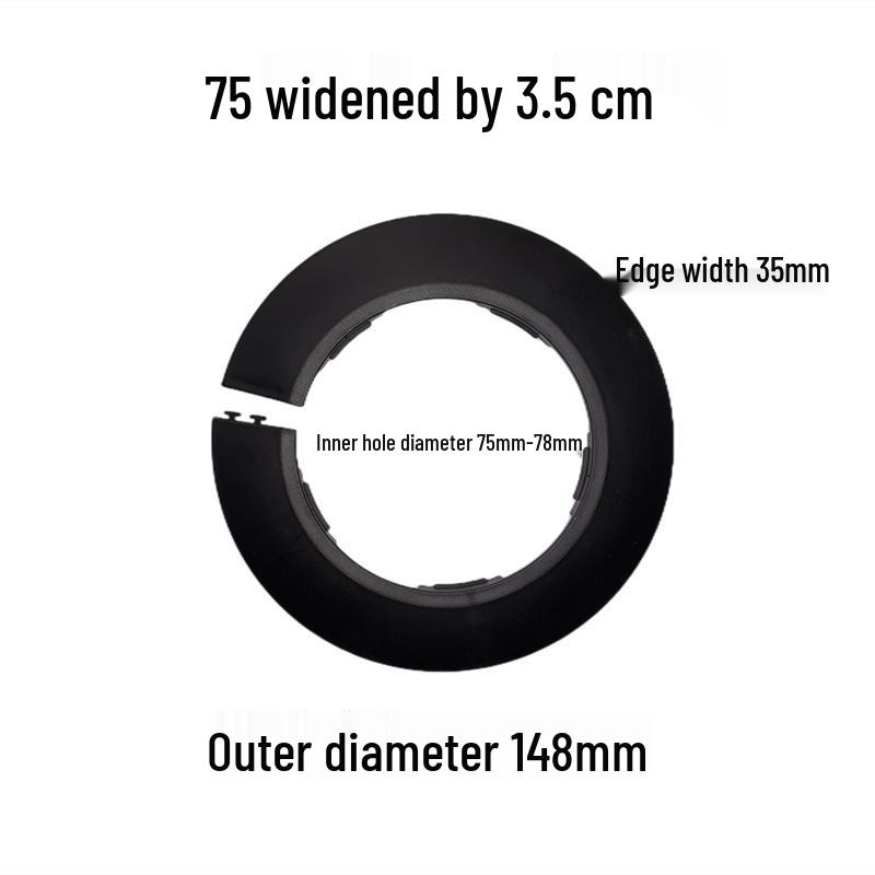 Decorative Pipe Cover Ring for Air Conditioning and Heating Valves