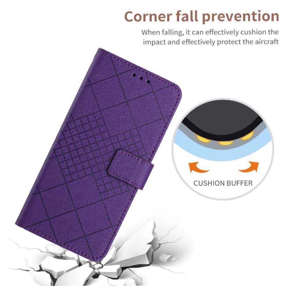 (Purple) Samsung Galaxy A26 5g Leather Flip Wallet Case