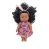 African Dolls Cute Soft Rubber Simulation Reborn Dolls Kids Toys Kids Birthday Gifts African Style Dolls Simulation Music Toys