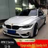BMW 3 Series M3 Conversion Kit (2013-2019): Includes Front/Rear Bumpers, Side Skirts, Hood, Fenders (F30/F35)