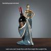 Modern Wine Cabinet Decor: Creative Red Wine Rack Handicrafts for Living Room and Entryway Display