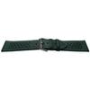 Bracelet Montre - MY-MONTRE - 24/22mm - Cuir De Veau Semi-mat - Rembourré 3,5mm - Coutures Blanches Perforé