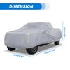 Motoforti Waterproof Car Cover for Ford F150 Crew Cab All-Weather Protection Agat Rain, Sun, Snow Full Exterior Cover