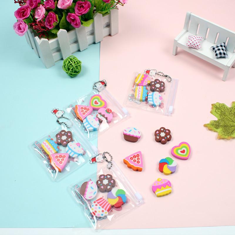 

Children s Creative Zipper Bag Erasers - Fun Student Prizes & Novelty Gifts