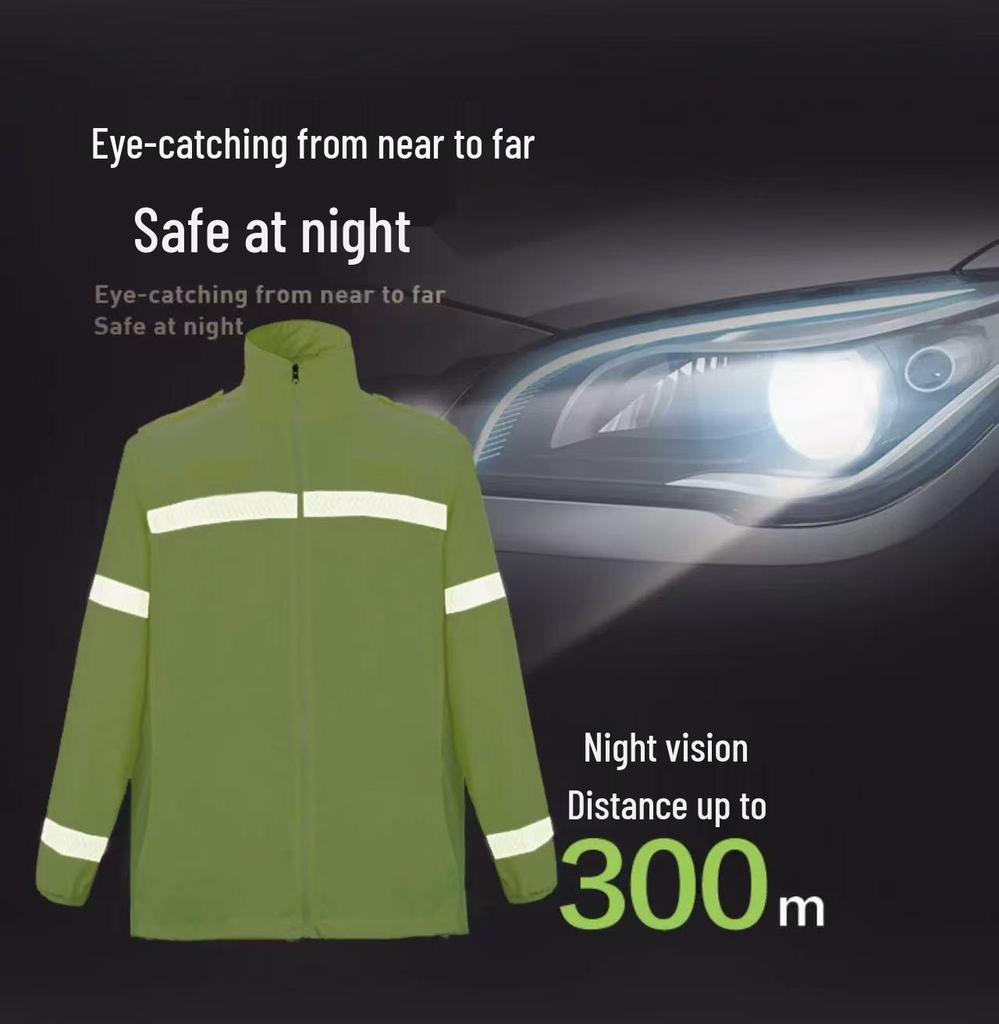Reflective Pongee UV Protection Safety Vest: Lightweight, Breathable Traffic & Road Administration Apparel