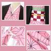 Kamado Nezuko Cosplay Costume Anime Kimono Kamado Nezuko Wig Uniform Halloween Women Children's Clothing