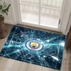 Manchester City Design Crystal Velvet Carpet Cozy Non?Slip Printed Rug For Bedroom Living Room Entrance
