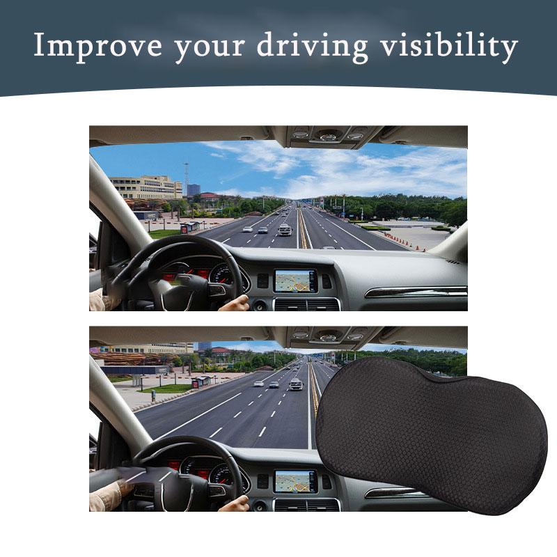 2 In 1 Multifunctional Car Seat Cushion Universal Memory Lumbar Pillow Support Driver Breathable Increased Height Buttocks Pad