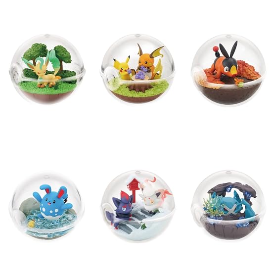 Re-Ment Pokémon Terrarium Collection 14 1BOX Approx. H100×W70×D70mm Made of PVC, ABS, and Acrylic