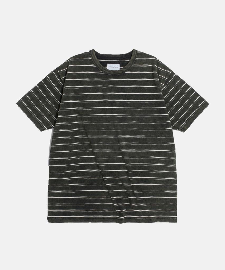 ESPIONAGE (Standard Fit) Vintage Washed Border Tee Black