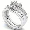 Hot Sale In Europe and America Couple Ring Trend Fashion Women's Three-piece Men's Stainless Steel Ring